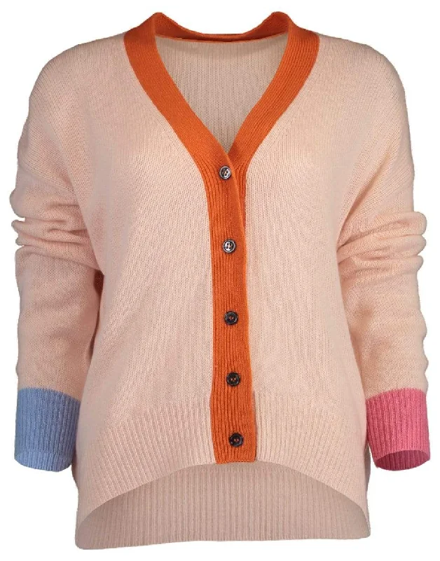 Colorblock Boyfriend Cardigan