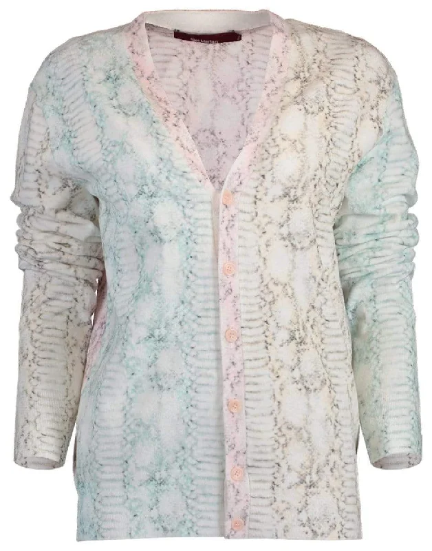 Keleta Snake Print Cardigan