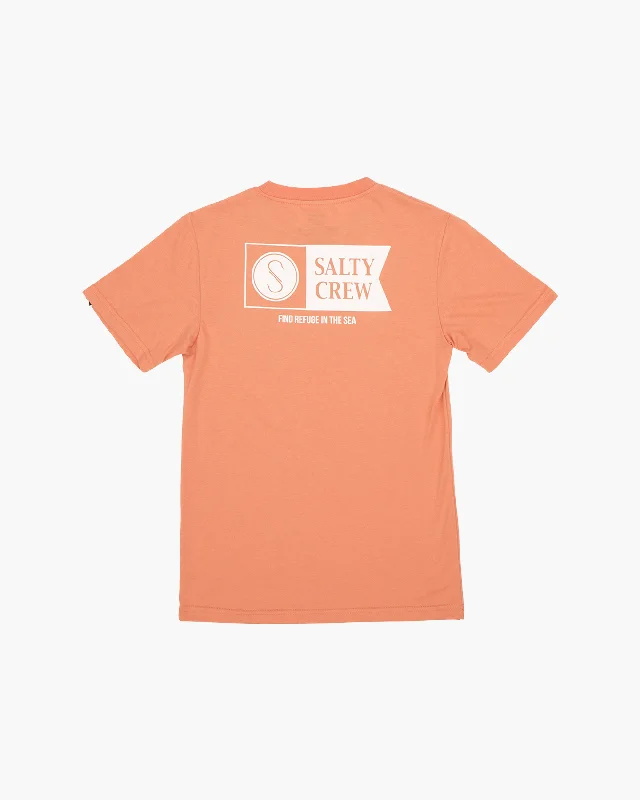 Alpha Flag S/S  Tee Kids - Coral