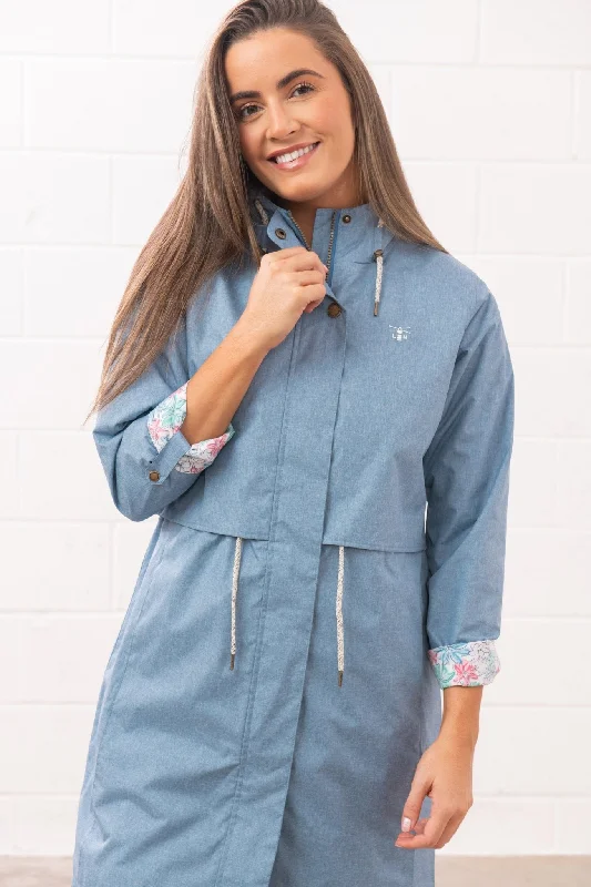 Pippa Coat - Soft Denim