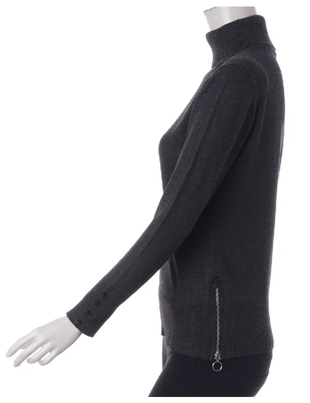 Label Eloise Zip Hem Turtleneck