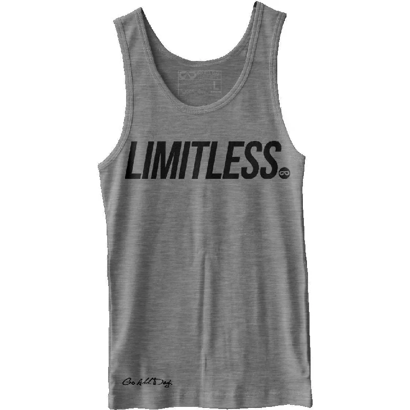 "LIMITLESS" Unisex Tank (Heather Grey)