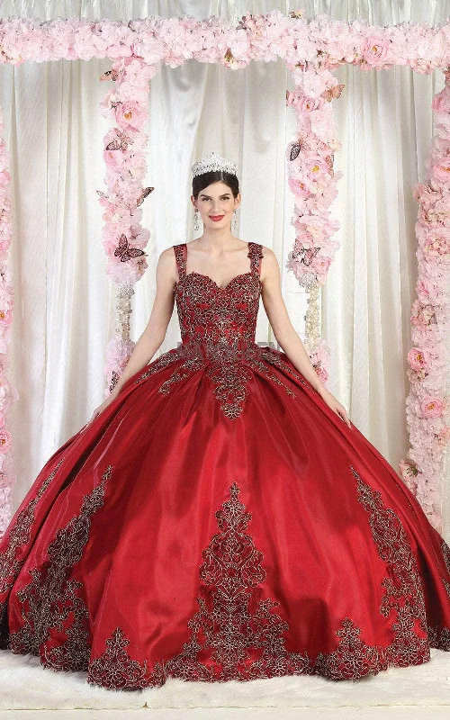 May Queen LK196 - Sweetheart Pleated Ballgown