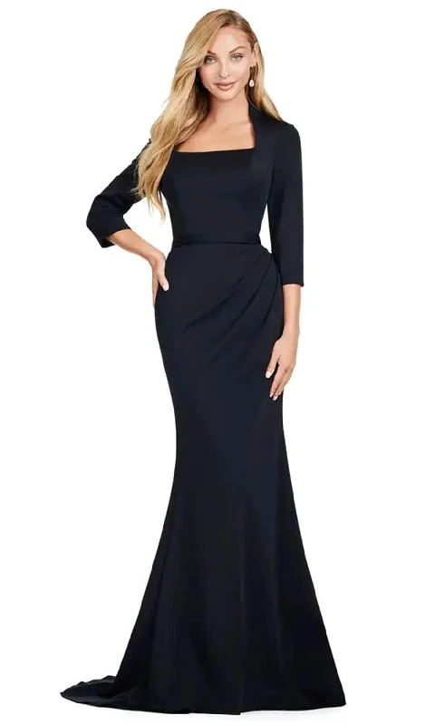 Ashley Lauren 11418 - Quarter Sleeve Mermaid Evening Gown