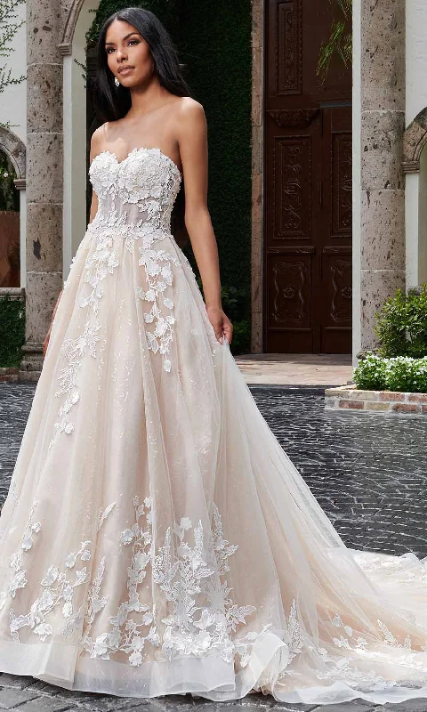 Rachel Allan Bridal RB3154 - Embellished Sweetheart Bridal Gown