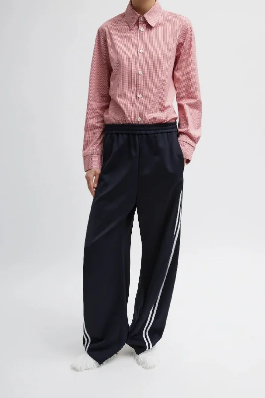 Tibi Active Knit Winslow Pant - Navy