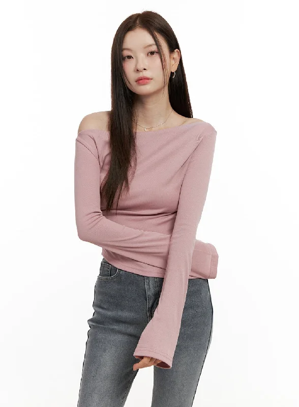 Elegant One-Shoulder Top ON422