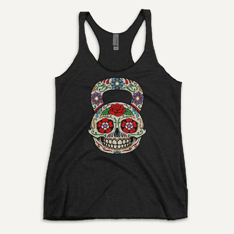 Dia De Los Muertos Kettlebell Design Women’s Tank Top