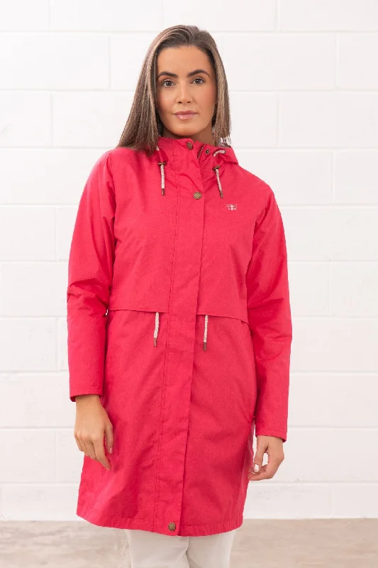 Pippa Coat - Raspberry