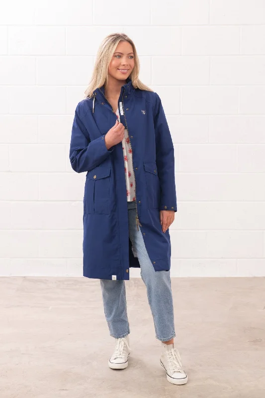 Annika Coat - Indigo