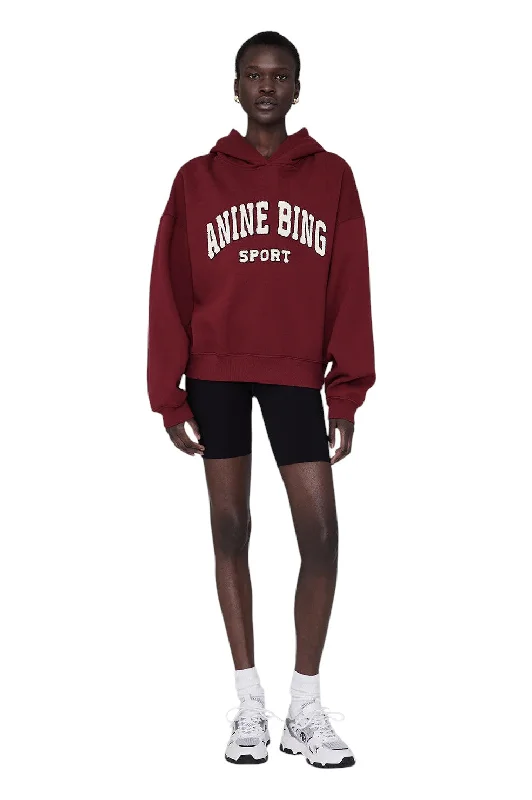 Alec Hoodie Sport - Cabernet