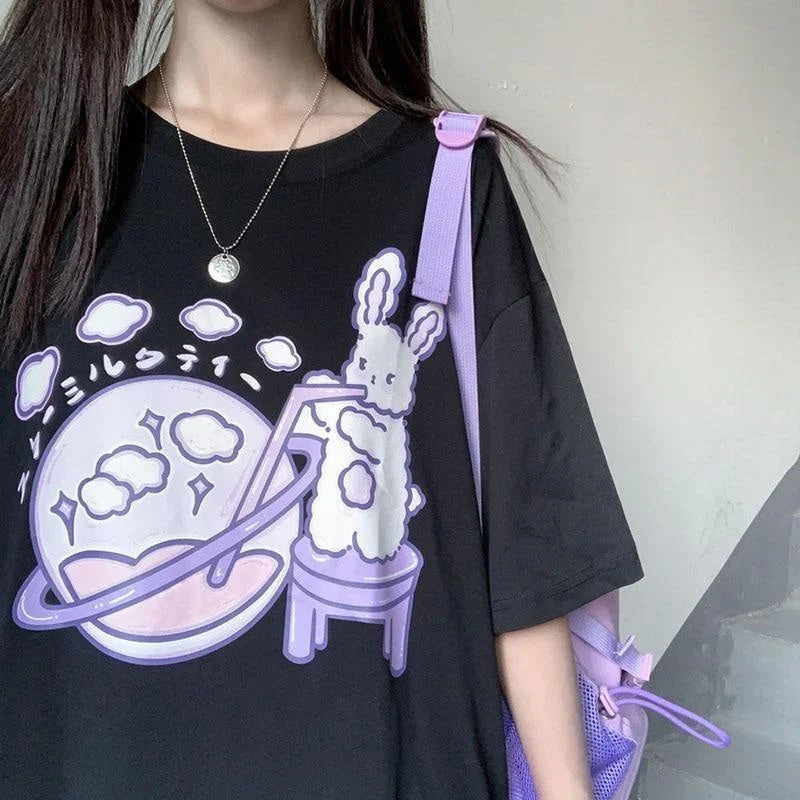 Galaxy Bun Tee