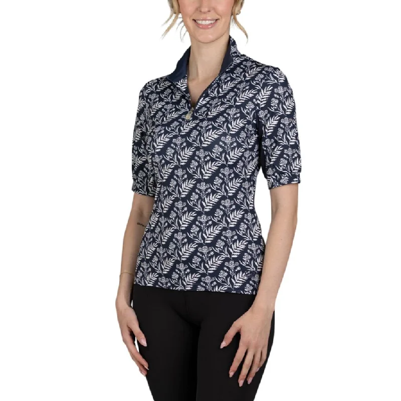 Kastel Denmark Elbow Sleeve Navy Floral Sunshirt