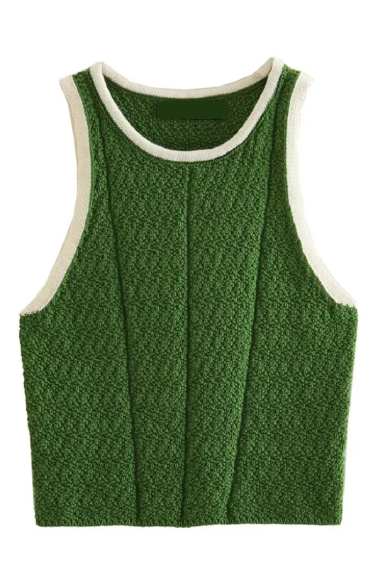 'Sofia' Sleeveless Rib Knit Tank Top (2 Colors)