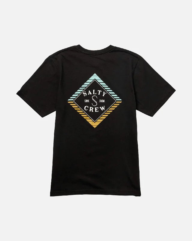 Faded  S/S Tee Kids - Black