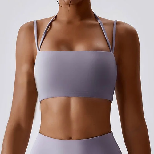 Zara Smooth Crop Top - Pastel Lilac