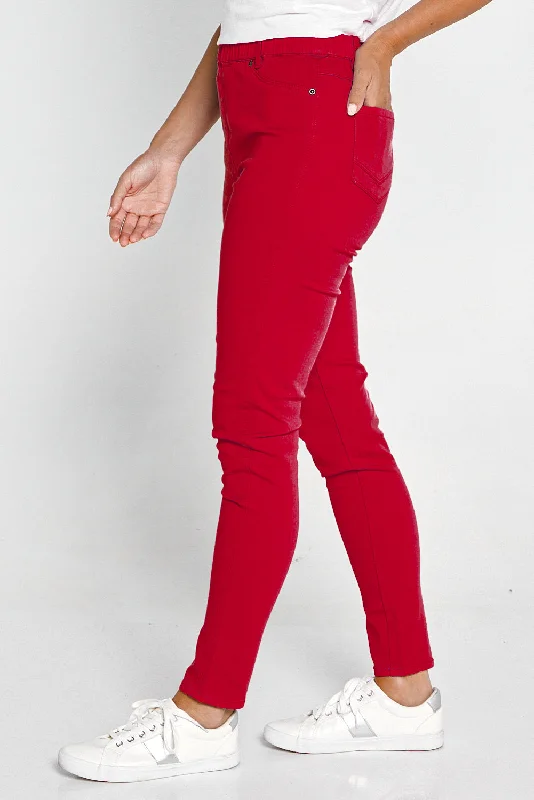 Denver Jeggings - Red