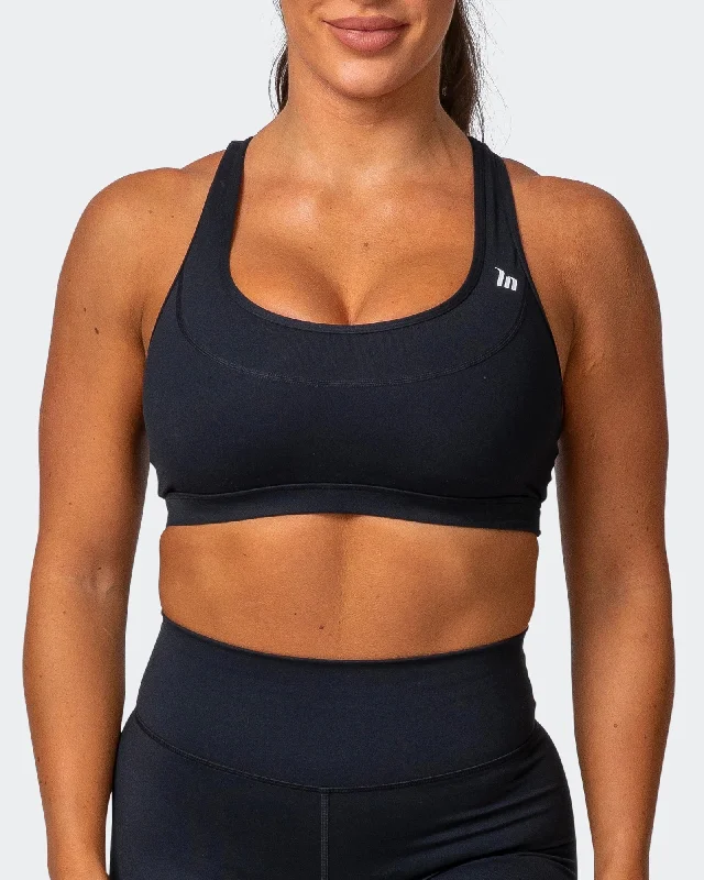 Layer Up Bra - Black