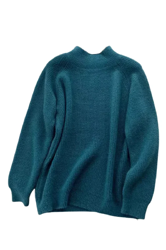 'Oaklyn' Turtleneck Ribbed-Knit Sweater (3 Colors)