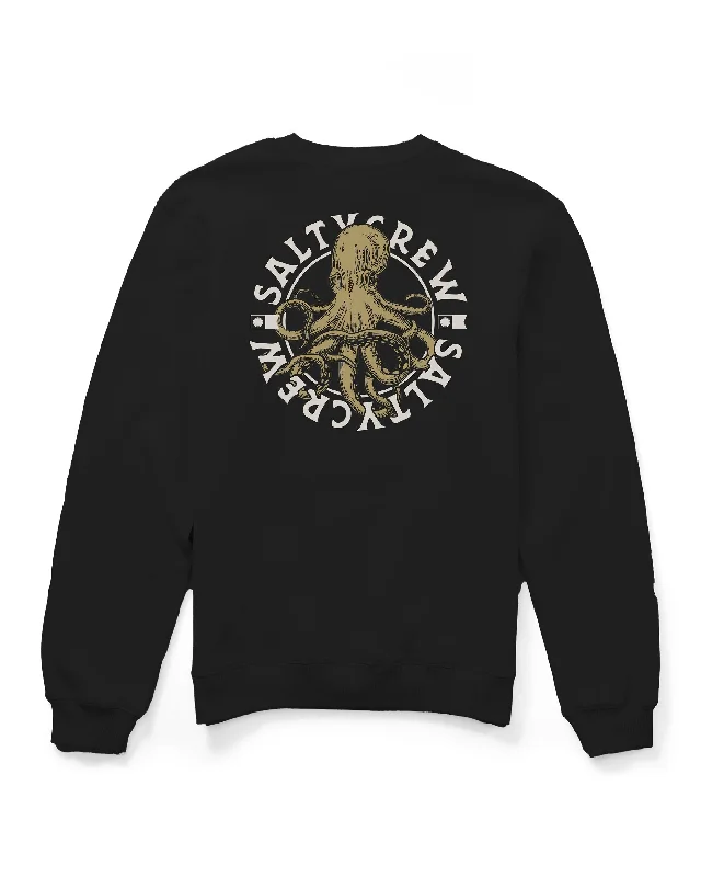 Tentacles  Crew Fleece Kids - Black