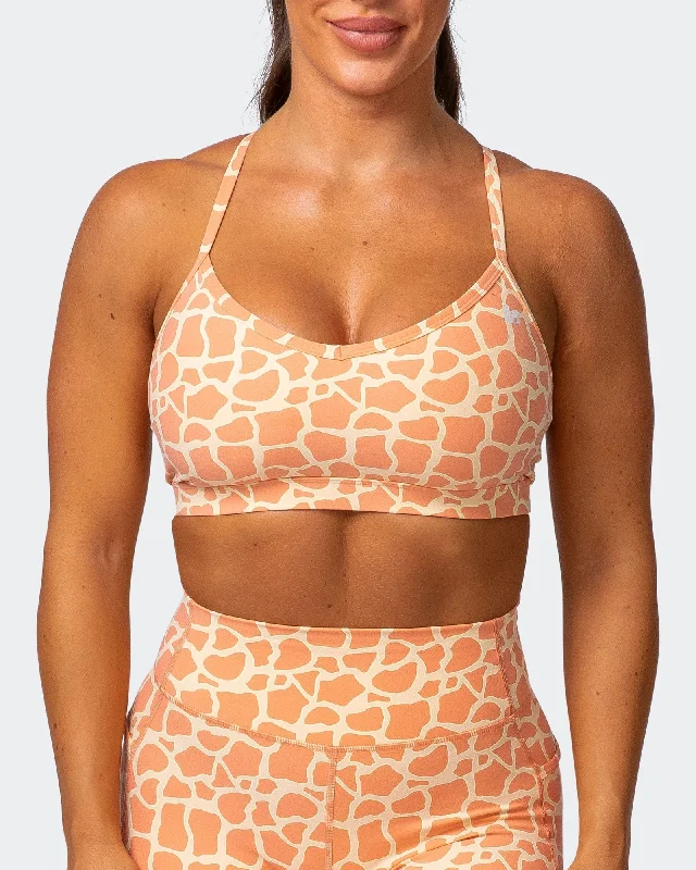 WEIGHTLESS BRA Paradise Giraffe Print