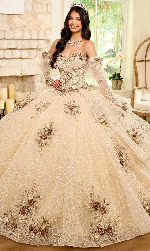 Rachel Allan RQ2191 - Sweetheart Neck Rhinestone Embellished Ballgown