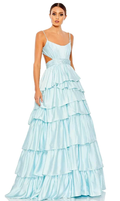 Mac Duggal 67970 - Sleeveless Ruffled Tiered Ballgown