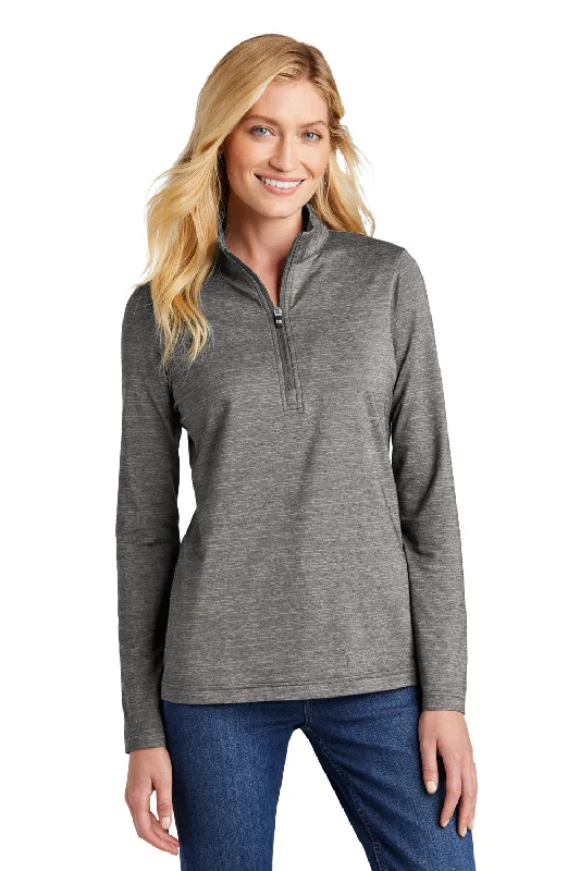 TravisMathew Womens Crestview 1/4 Zip Sweatshirt - Heather Grey