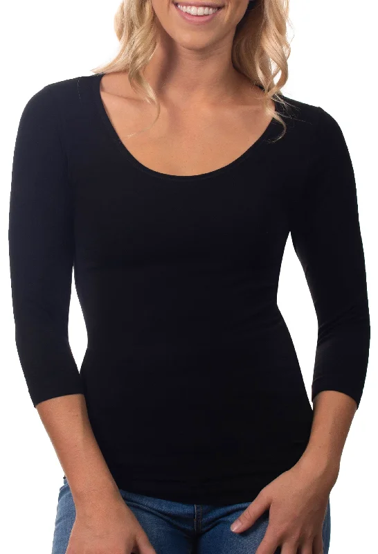 Bamboo 3/4 Sleeve Top