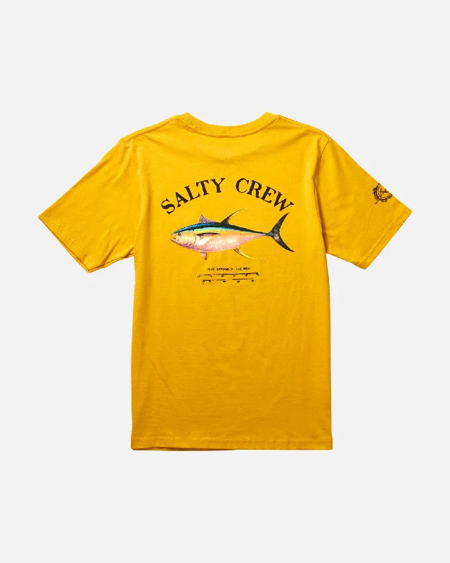 Ahi Mount  S/S Tee Kids - Mustard