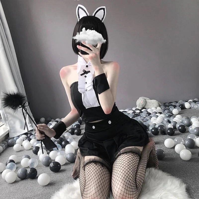 Tuxedo Maid Lingerie Set