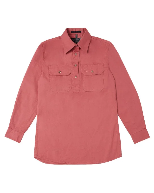 Ladies Closed Front Shirt LS - Canyon