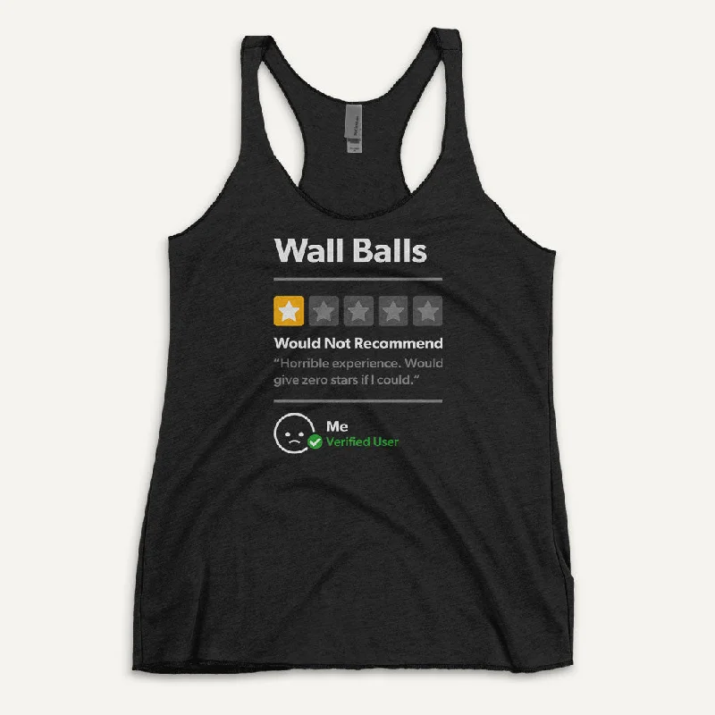 Wall Balls 1 Star Would Not Recommend Women's Tank Top