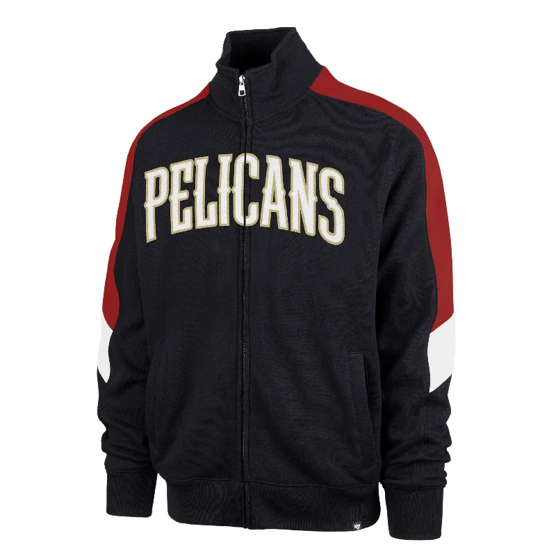 NEW ORLEANS PELICANS WORDMARK '47 SHOOT OUT TRACK JACKET