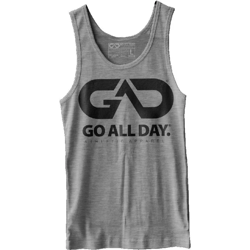 GO ALL DAY® Unisex Tank (Heather Grey)